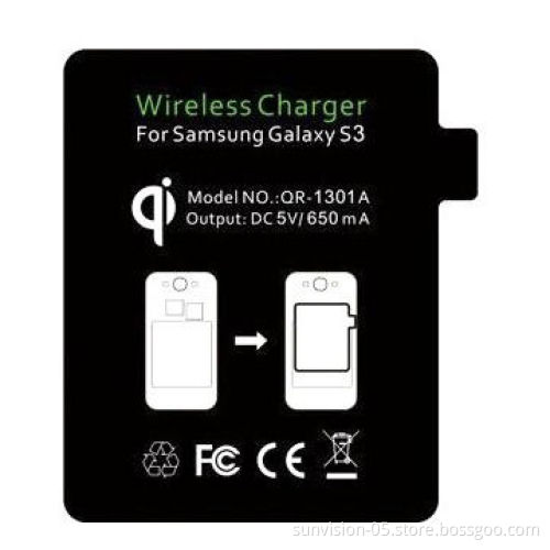 QI Wireless Charging Receiver Energy Card for Samsung Galaxy S3